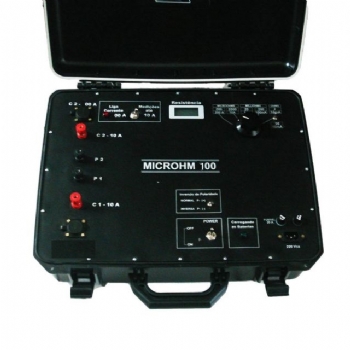 Microhmímetro Digital de 100A MICROHM-100